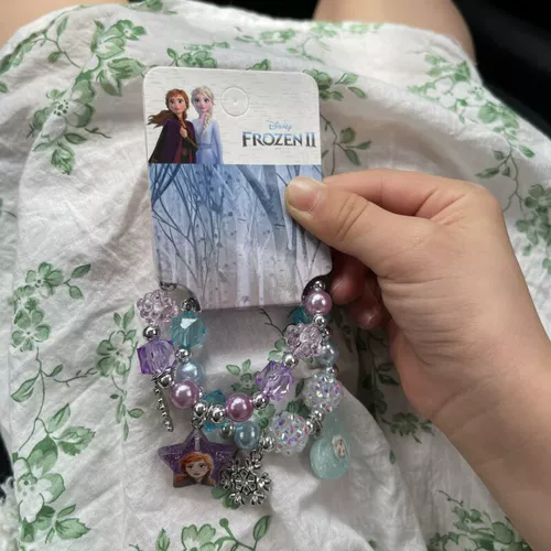 Японский мультяшный браслет для принцессы, детское ювелирное украшение, «Холодное сердце», со снежинками, подарок на день рождения