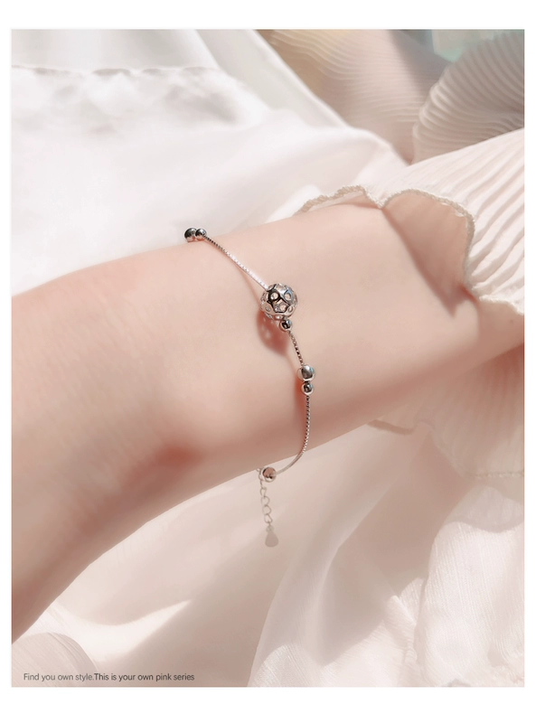 Transshipment gió lạnh tay dây ins bạc vòng đeo tay nữ sterling bạc net đỏ đơn giản cổ sinh viên Sen retro vòng đeo tay - Vòng đeo tay Cuff