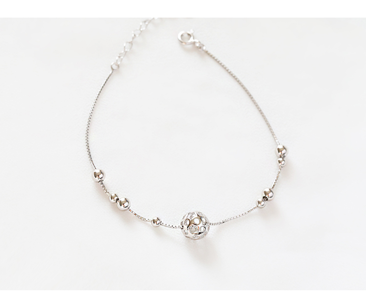 Transshipment gió lạnh tay dây ins bạc vòng đeo tay nữ sterling bạc net đỏ đơn giản cổ sinh viên Sen retro vòng đeo tay - Vòng đeo tay Cuff vòng tay lv