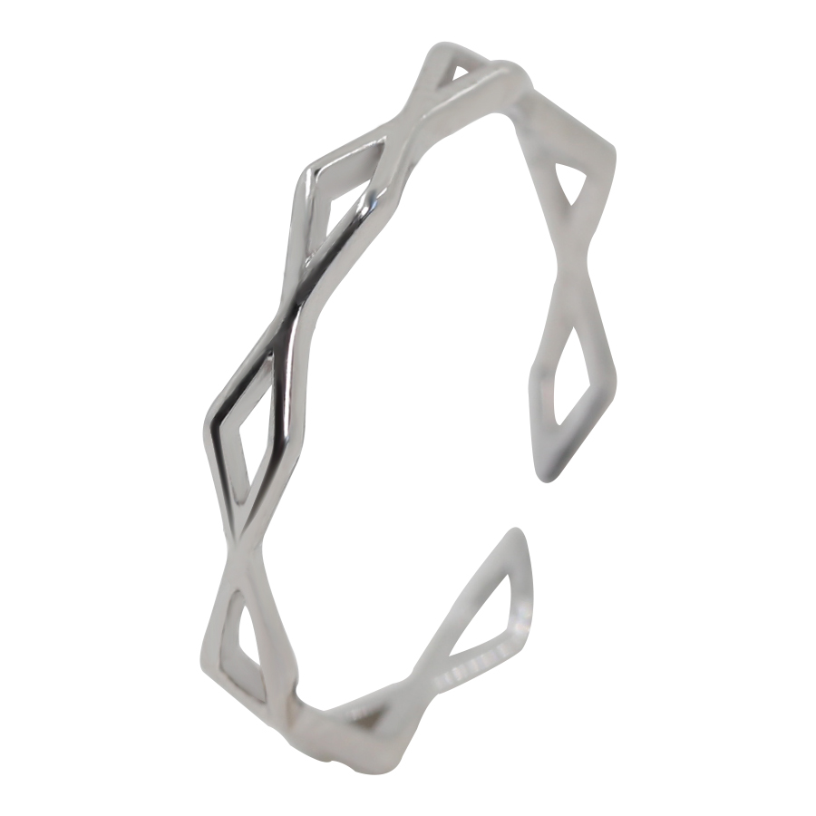 Bague Femme en Argenterie - Ref 3089735 Image 5