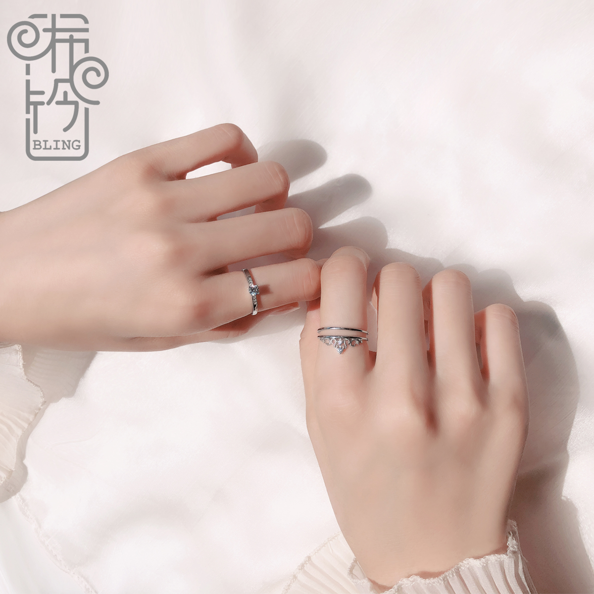 Bague Femme en Argenterie - Ref 3086958 Image 1