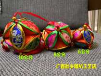 Guangxi national characteristics handmade 6 8 10 12cm cm hydrangea symbol mascot friendship gift batch