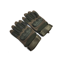 Military fan real-life CS tactical protective tactical gloves mountain climbing spring and autumn outdoor sports hand protection black