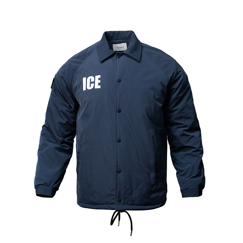 American Police Fan Ice Identification Windbreaker American Coach Jacket Men's Youth Loose Large Size Workwear Spring and Autumn Thin Style