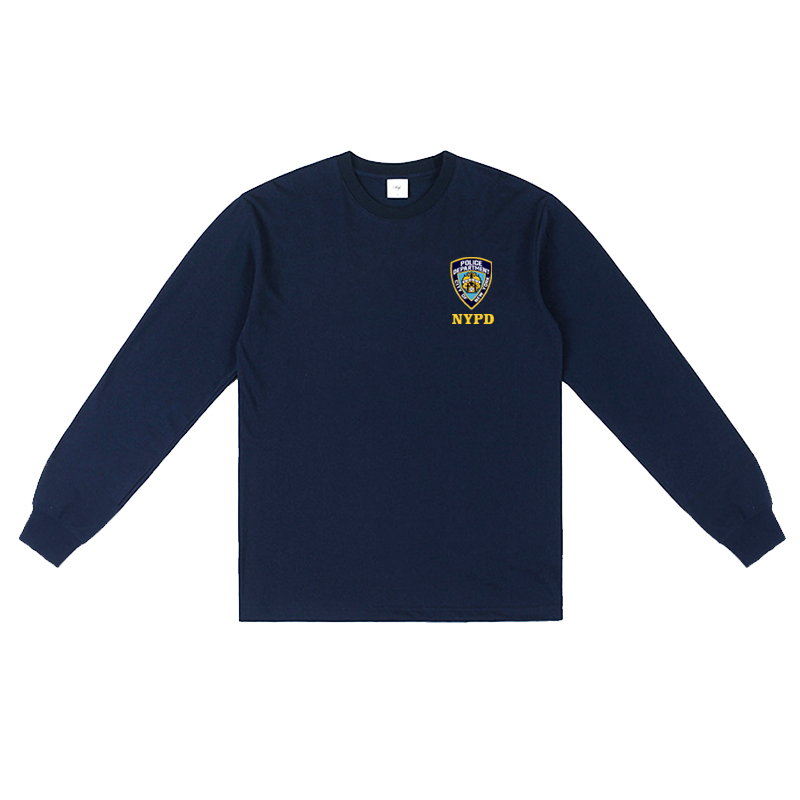 American Tv Series Nypd Detective Long-Sleeve T-Shirt for Young Men, Casual Pure Cotton Loose-Fitting Base Shirt, Trendy and Cool for Sports American Tv Series Nypd Detective Long-Sleeve T-Shirt for Young Men, Casual Pure Cotton Loose-Fitting Base Shirt, Trendy and Cool for Sports