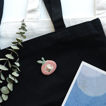 Brooch Cute Japanese ins hand-pinched clay fruit custom personalized literary and artistic fresh gift Original design fragrance expansion