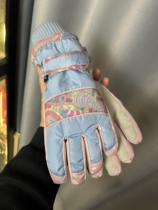 Winter Fashion Ski Gloves Sports Ladies Thick Velvet Non-slip Touch Screen Riding Electric Vehicles Outdoor Playing Snow To Keep Warm