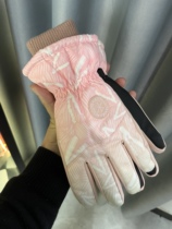 Winter ski gloves sports gradient womens non-slip touch screen outdoor riding electric car second cotton thickened plus velvet men