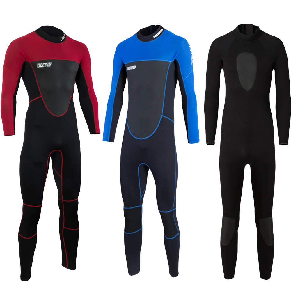 3mm Lived diving suit Thickened Warm Floating Diving Suit Deep Diving Free Diving chill sunscreen Body Speed Dry Long Sleeves