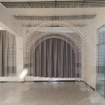 Crystal Pineapple Bead Arches Custom Wedding Props New Wedding Hall Stage Ceiling Creative Decoration Simulation Flower