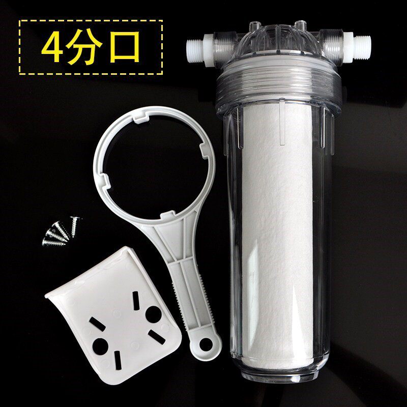 O10 Inch Filter Bottle 4 Filter Bottle Home Water Clarifier Water Dispenser Front Cotton Filter shell O
