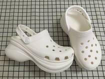 Stars with high hole shoes womens thick bottom cake shoes whale cloud old father shoes beach sandals 206302