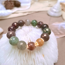 King of Crystal original niche design bracelet natural rare green ghost Red Ghost transport light luxury bracelet