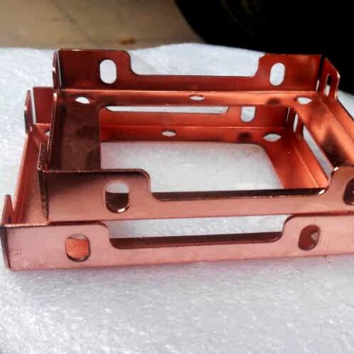 Bile amp transformer British bracket Red Bull bracket Red copper plated for EI 105 steel sheet