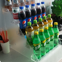 Beverage display rack juice cup bar Cup cabinet commodity milk tea cold drink iced medicine wine trapezoid display table