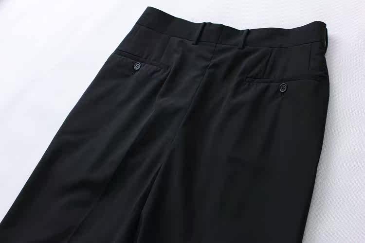 Pantalon droit en laine pour printemps - Ref 1470725 Image 14