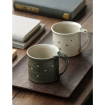 Spot Japanese import staff hand made rough pottery podits 280 ml Japanese mug coffee cup tea cup