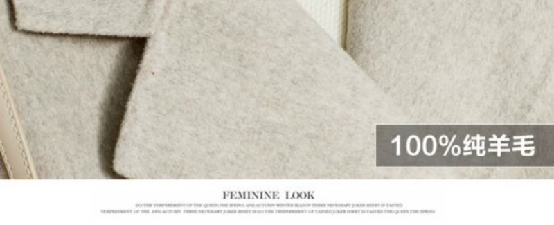 2018 thu đông 2018 áo khoác len hai mặt mới dành cho nữ ngắn cashmere áo len ngắn phiên bản Hàn Quốc của áo crop top áo khoác măng tô nữ