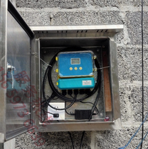 DY reservoir channel drainage ditch ultrasonic Doppler flow meter flowmeter water depth water temperature flow velocity flow