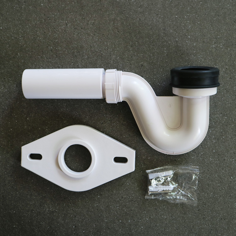 In-wall urinal downpipe storage bend urinal lower row modified rear row plastic drainpipe connector accessories