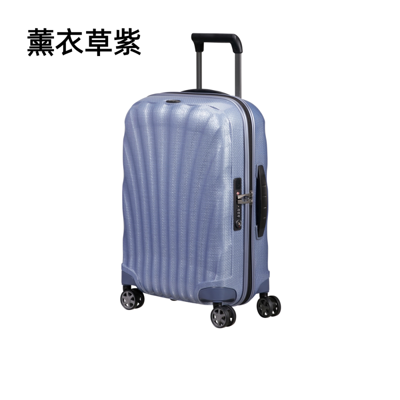 Samsonite Cs2 Ultra-Light Shell Trolley Suitcase Lavender Purple 20/25/28 Carry-On Suitcase Curv Material