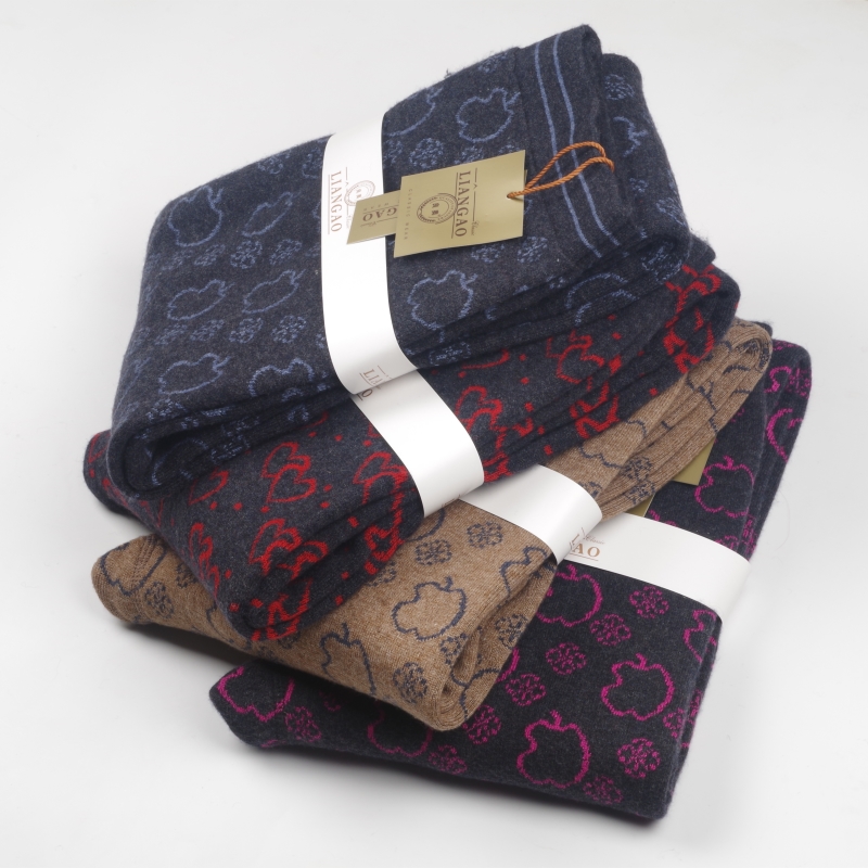 Phụ nữ mùa đông quần len trung niên dày quần ấm quần quần cao eo quần phụ nữ quần cashmere quần dài kích thước lớn quần dài quần tất nữ lót lông