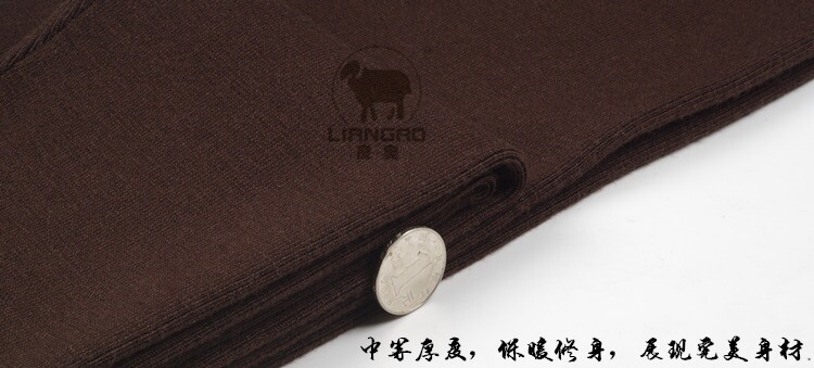 Pantalon collant peignée Siping en laine - Ref 749716 Image 19