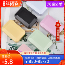 Explosive sale small frosted simple candy color Japanese and Korean companion box INS portable beauty pupil care box contact lens case