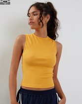 Motel Rocks Womens Clothing UK Direct Shipping UOGELSHO Tight Ribbed Backless Vest