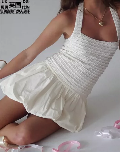 Мотель Rocks Women's British Direct Mail UO настоящая покупка юбка визуализации White Poling Bubles Kiyowo