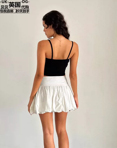 Мотель Rocks Women's British Direct Mail UO настоящая покупка юбка визуализации White Poling Bubles Kiyowo