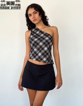 Motel Rocks Womens Clothing UK Straight Mail UO New Pint Harini Single Shoulder Gill Vest