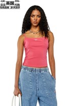 Diesel Womens Clothing UK Direct Mail New Pink Shorts Harness Vest A051070EJAI