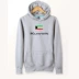 Kuwait cờ lông cừu áo kuwait màu đen thể thao giản dị áo thun hoodie bông tinh khiết có thể được tùy chỉnh - Thể thao lông cừu / jumper