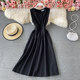 2026 Summer New Style Elegant Socialite Round Neck Waist-Slimming Sleeveless Fashion Solid Color Temperament Flared Long Dress