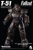 New spot radiation 4 T51 Blackbird type power armor package (excluding dolls) 1 6 soldiers model hand
