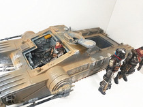 1 18 Tank armored vehicle adaptation Dark Source Mech acid rain War 3 75 inch soldier hand-run model vehicle spot