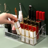 Прозрачная помада, система хранения, косметическая пластиковая настольная коробка для хранения, 40 ячеек