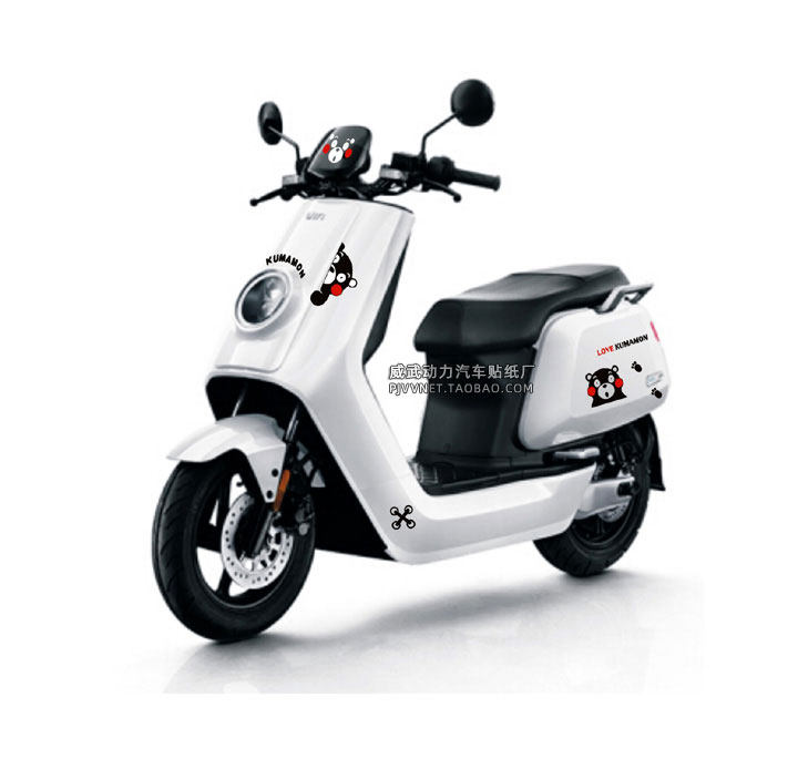Maverick Electric Vehicle N1S Sticker Yadi Emma Motorcycle Sticker Kumamoto Bear Sticker Cartoon Sticker J