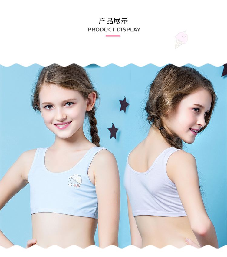 Girls' underwear development period girls 10 small vests children ...