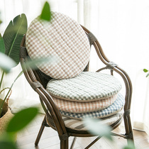 All cotton thickened round chair detachable chair mat round stool home dining chair cushion soft ground