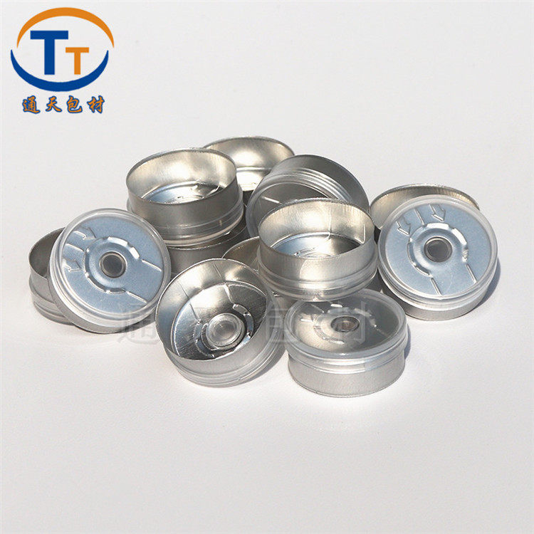 13 15 20mm silver transparent easy tear aluminum plastic cap oral liquid bottle essence essential oil bottle sealed aluminum cap