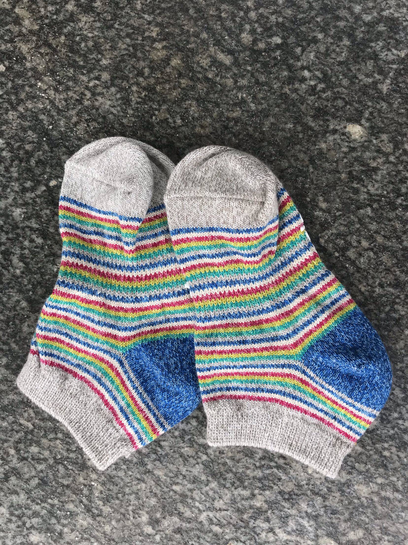Outer pure cotton children's invisible socks
