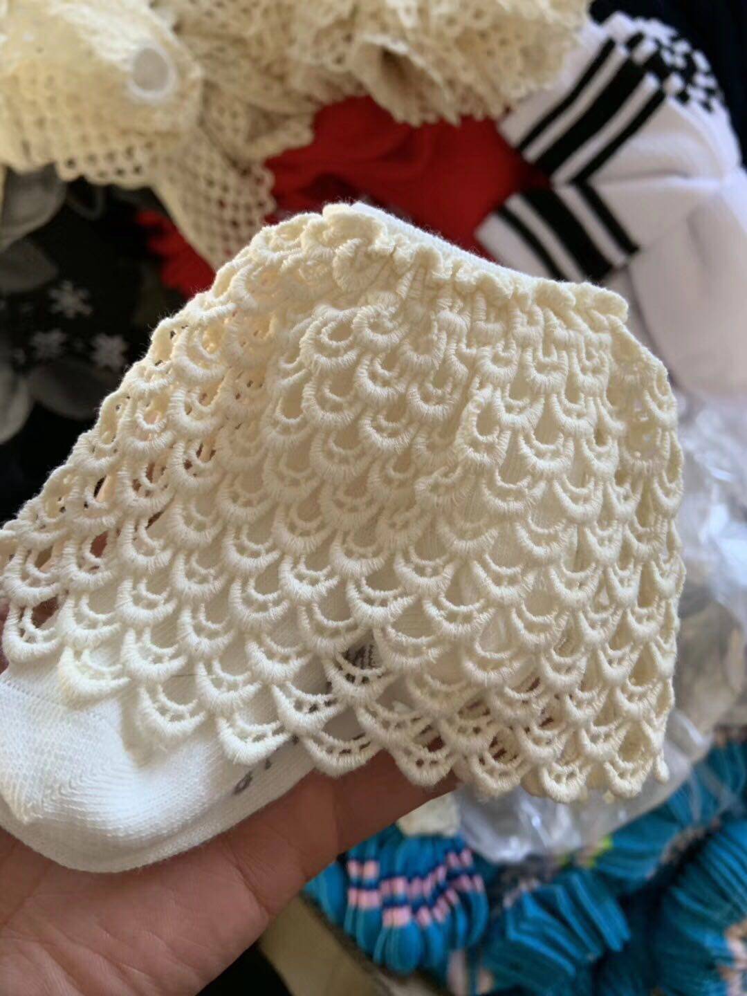 Foreign trade export baby cotton socks fish scale socks princess socks