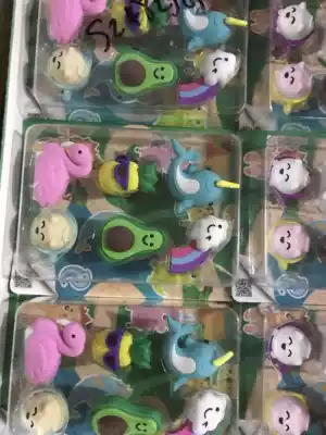 New zoo shape rubber two-card