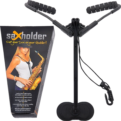 Швейцария саксороновщик Pro Saxophone Braps на плече