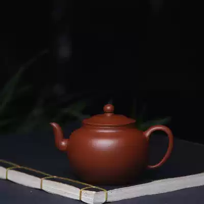 Buy a pot and send the owner a cup Wang Chunyan handmade Zhu Mud round Edge Pot 180cc Kung Fu Tea Purple Sand Pot Jinhu Xuan