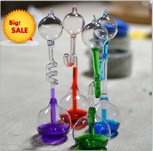Popular Science Teaching Aids Glass Craft Ornament Girl Student Gift Children Gift Love Thermometer Thermometer