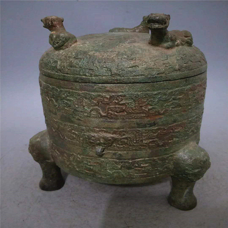 Imitation ancient craft gift pendulum decoration workmanship fine Bauer Waterloo bronzer Tiger warehouse pendulum