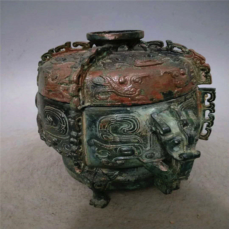 Imitation ancient craft gift pendulum decoration workmanship fine Bauer Waterloo Road greens bronze ware Western Zhou Turtle Swaying Pieces National Wind Prop Photo Gallery